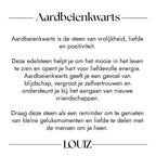 Louiz Aardbeienkwarts armband