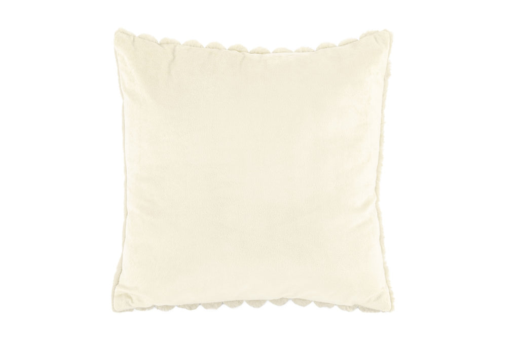 Cushion (filled) Bubble rabbit fur - 45x45cm