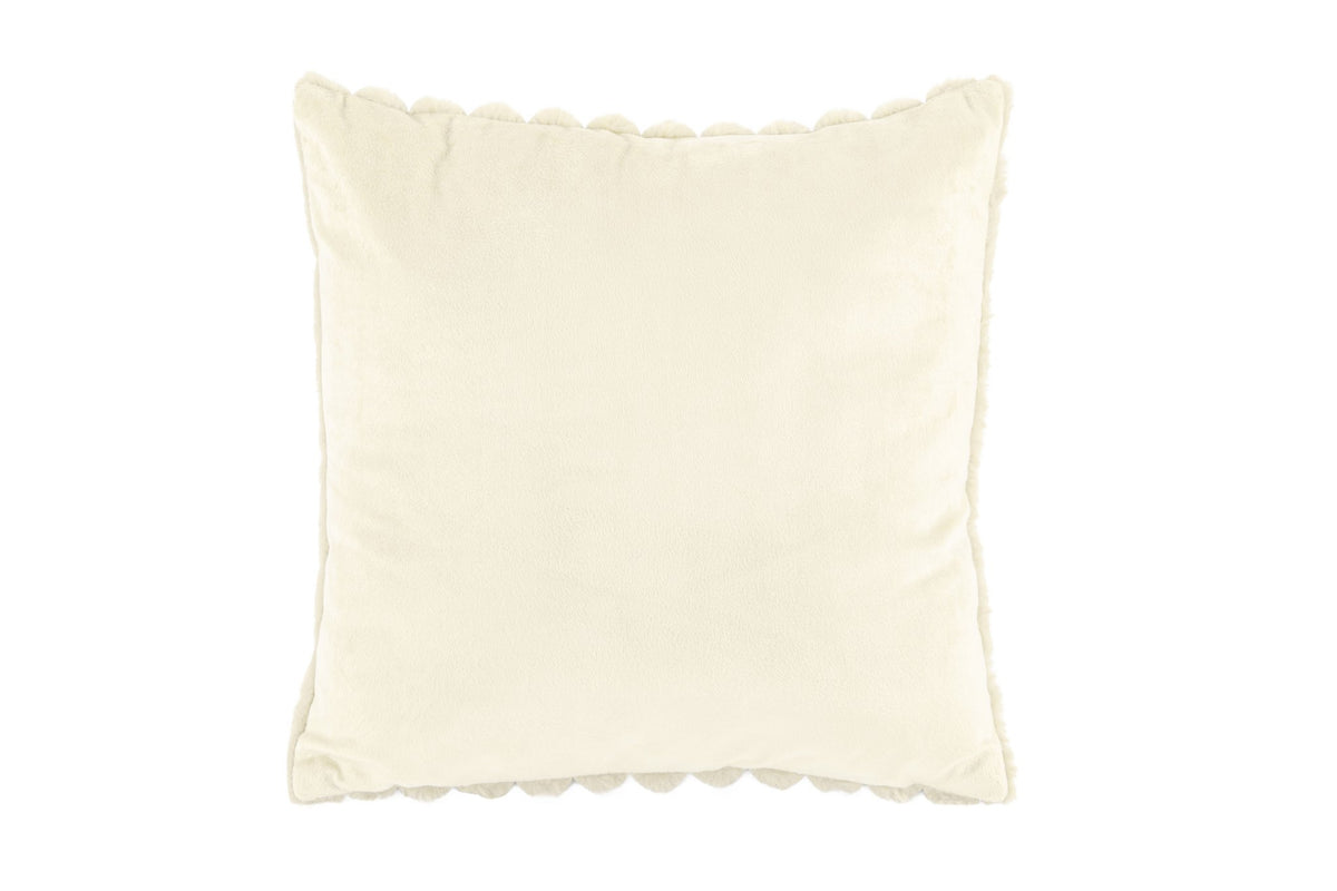 Cushion (filled) Bubble rabbit fur - 45x45cm