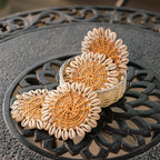 Onderzetters | Kusttafelschelpaccentenhouder Artisan | Jute