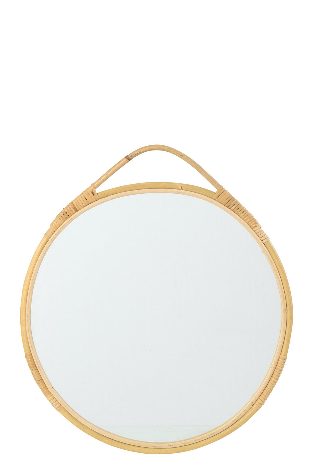 J-Line spiegel Jordan Rond - glas - naturel