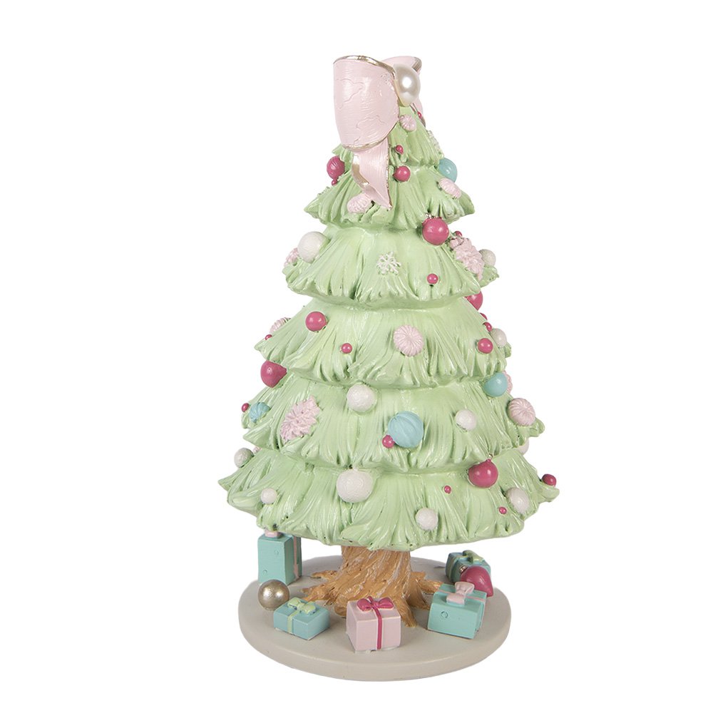 Muziekdoos Kerstboom Ø 13x23 cm Groen Kunststof