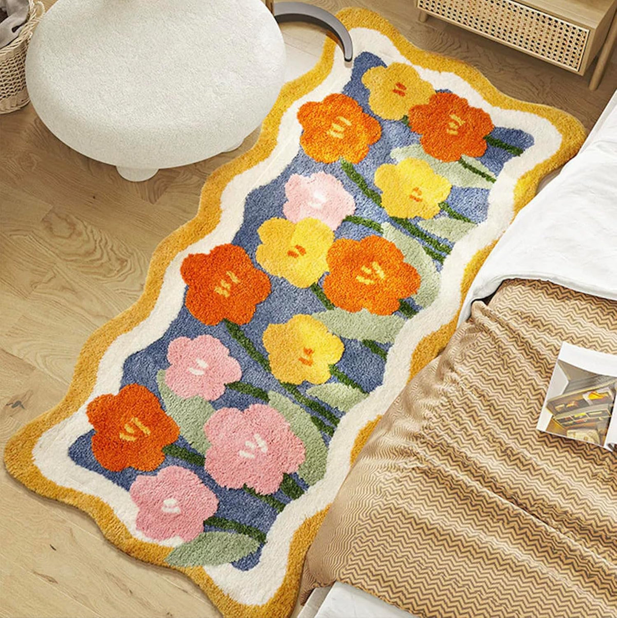 Vloerloper van microvezel – 2000 GSM antislip – 50x120 cm (pak van 1)