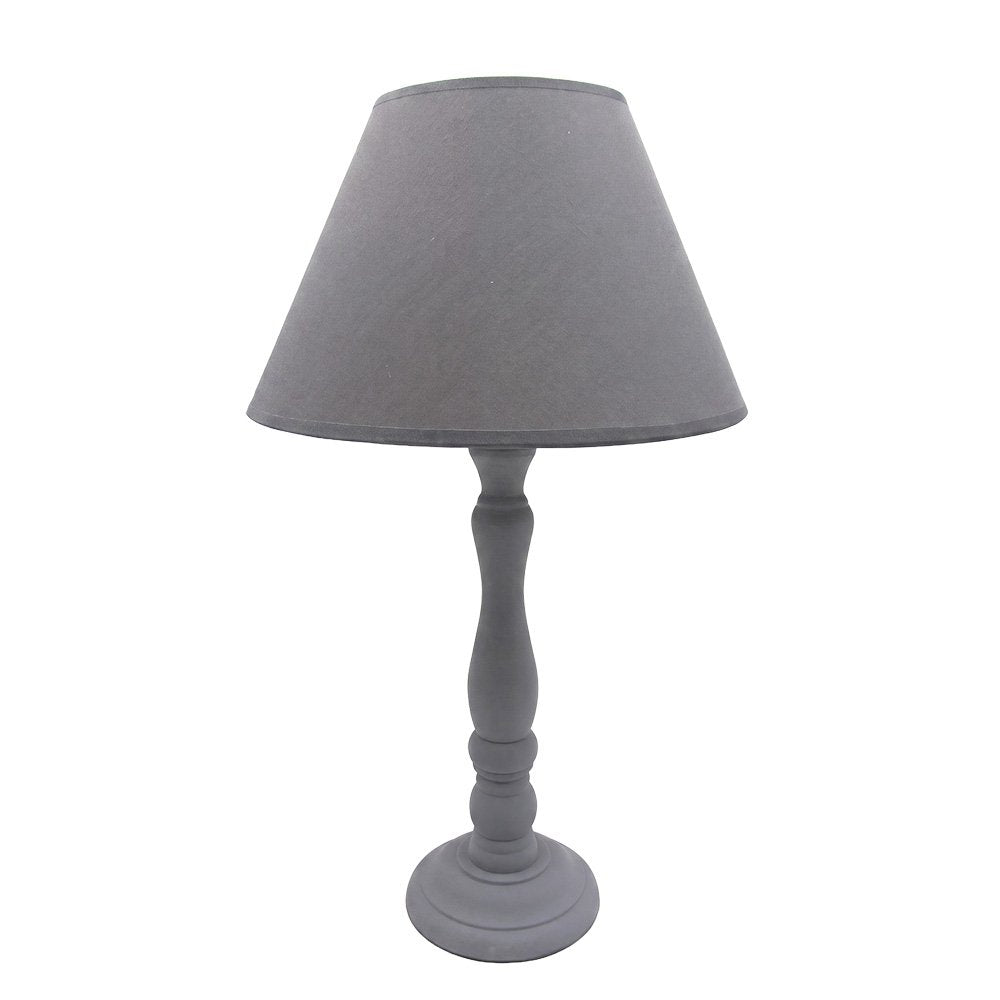 Tafellamp Grijs Hout