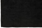 J-Line deken Snuggle - polyester - zwart