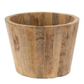 Bloempot Ø 18x13 cm Bruin Hout Bloempot Binnen