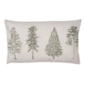 Sierkussen Beige Synthetisch Kerstbomen Kussenhoes met Kussenvulling