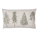Sierkussen Beige Synthetisch Kerstbomen Kussenhoes met Kussenvulling