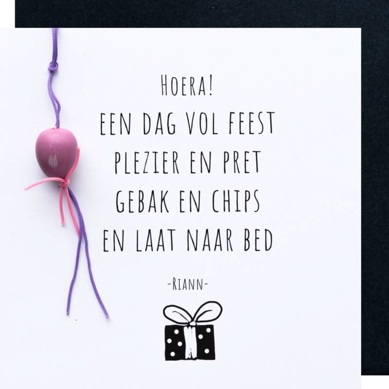 T28 Letters dag vol feest