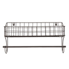 Handdoekhouder 44x12x25 cm Bruin IJzer Handdoekhaak
