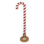Kerstdecoratie Beeld Zuurstok 33x24x101 cm Rood Kunststof