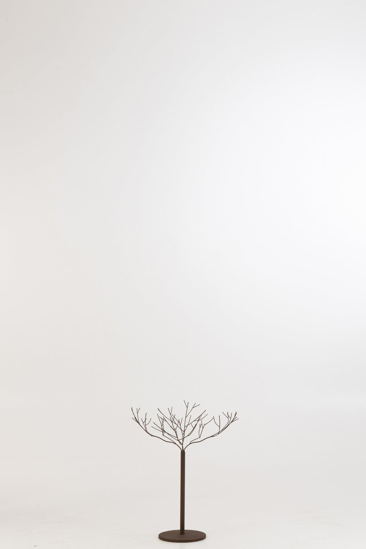 J-Line decoratie Boom - metaal - bruin - small