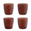 Windlicht Bezamby Rood 7x7 cm