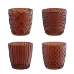 Windlicht Bezamby Rood 7x7 cm