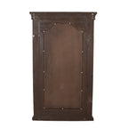 Spiegel 90x153 cm Grijs Beige Hout Wandspiegel