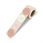 Voorjaar '26 Text cadeaustickers op rol - 500 stuks
