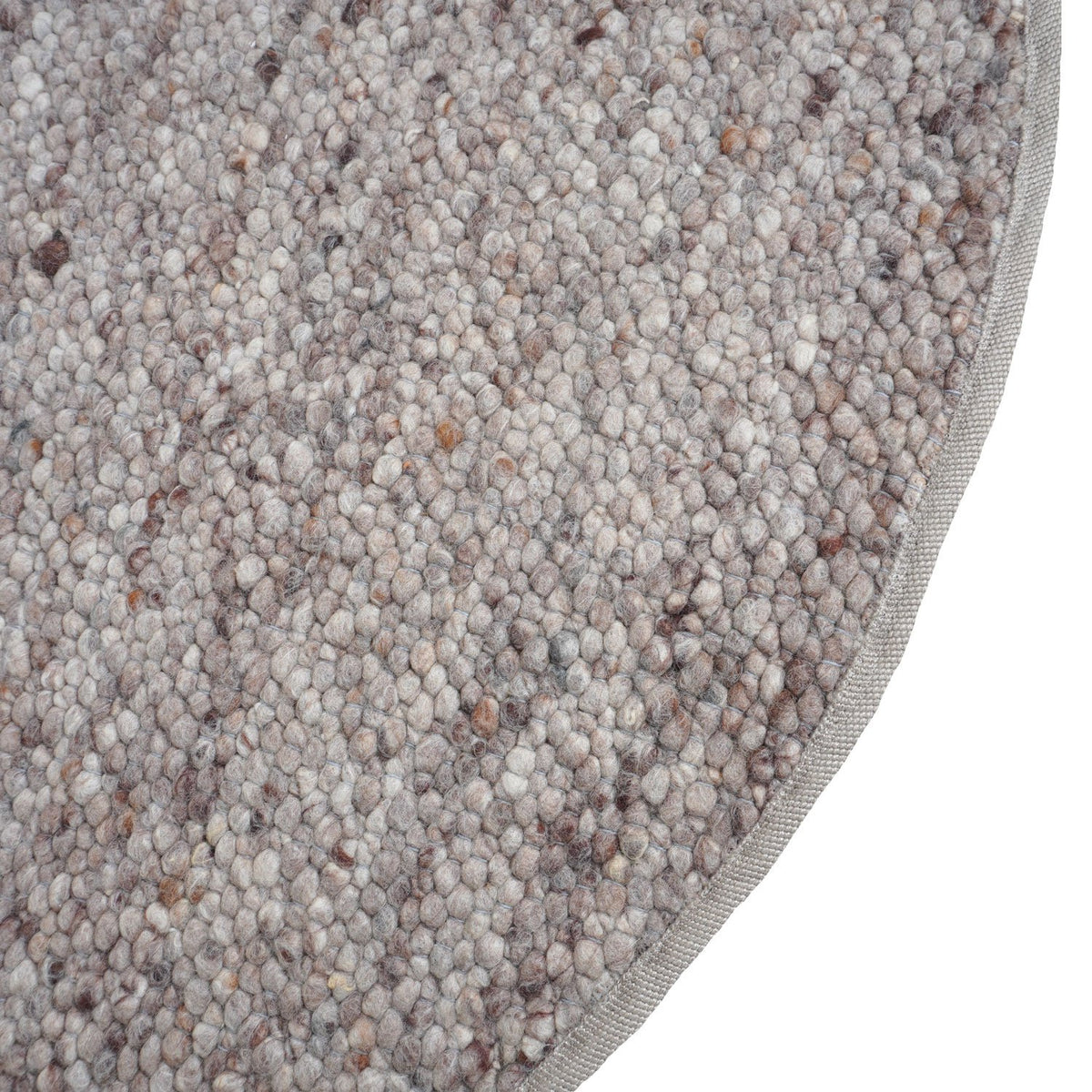 Vloerkleed Stone Bruin 428 - Rond ø200 cm