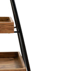 Etagere hout rechthoekig h38 d33cm