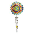 Windspinner, Spin Art, Mandala Flower Artist Crystal Tail, ACTMFL0800, totale lengte 60cm