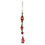 Kersthanger 25 cm Rood Glas Kerstman
