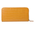 Portemonnee 19x9 cm Geel Polyurethaan