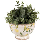 Bloempot Ø 17x11 cm Geel Keramiek Citroen Bloempot Binnen