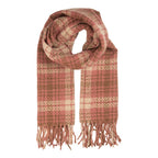 Wintersjaal Dames 50x210 cm Roze Textiel