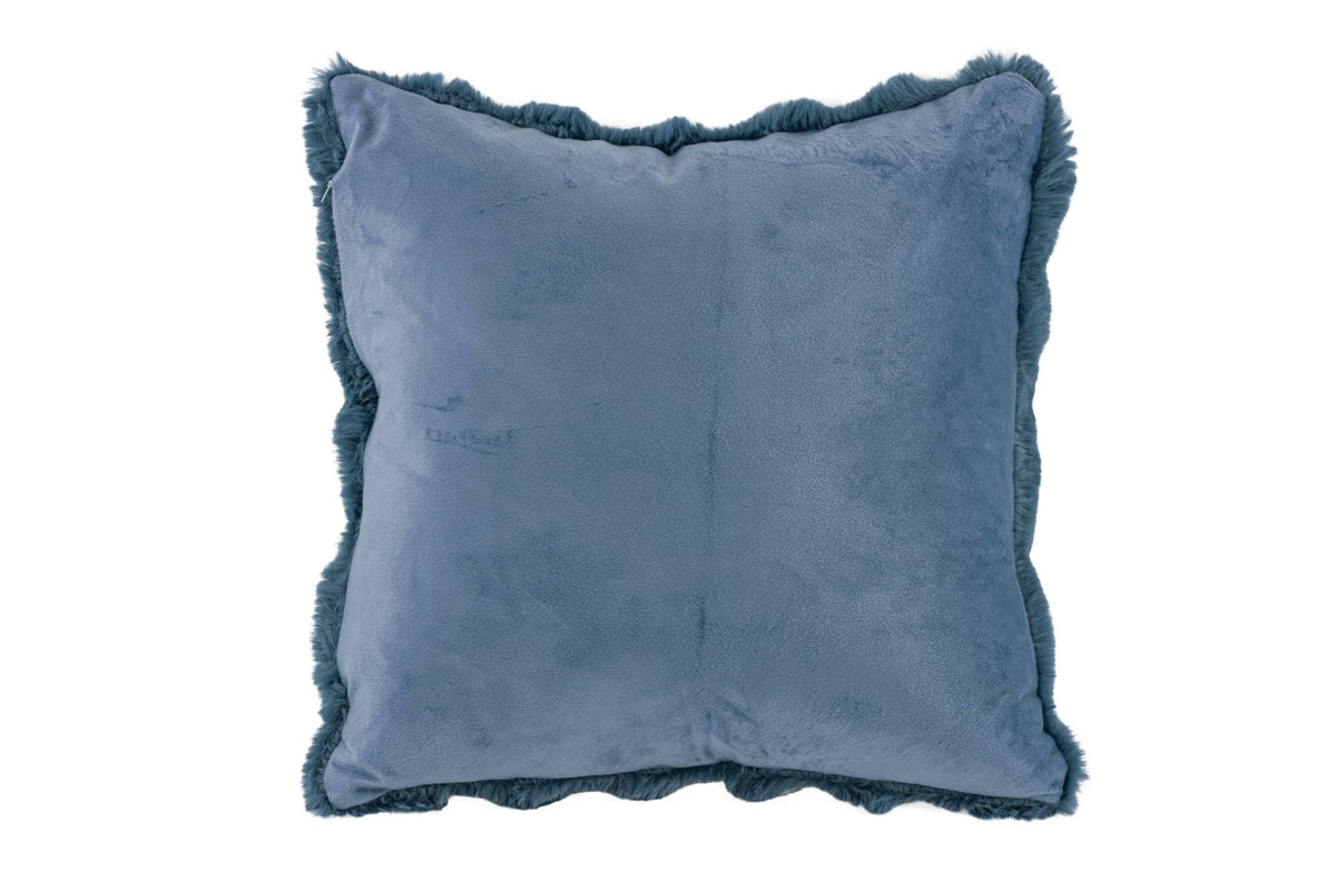 Cushion (filled) Bubble rabbit fur - 45x45 cM