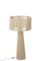J-Line tafellamp Touw - papier - greige - medium