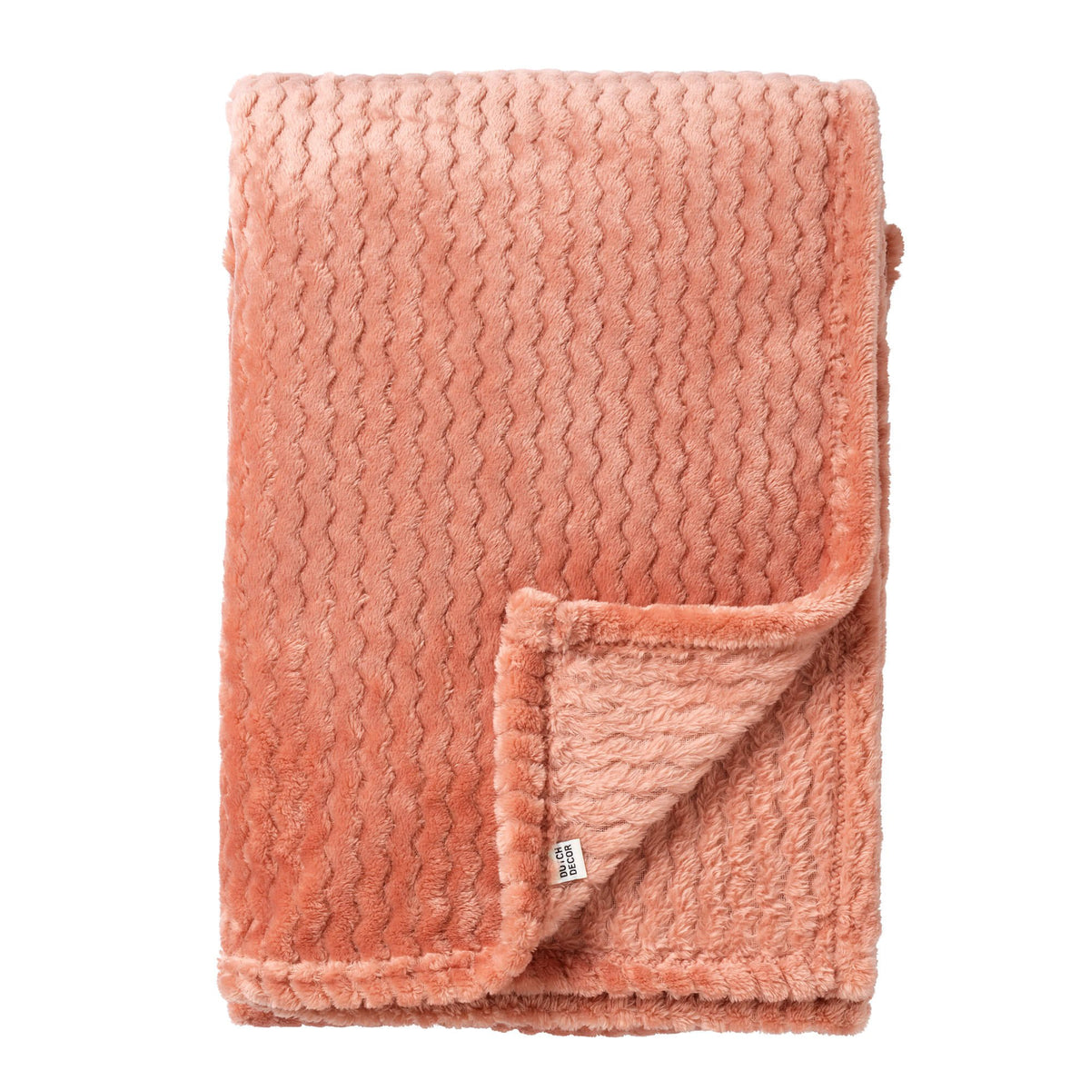 Dutch Decor Mara - Plaid 150x200 cm - Muted Clay - roze