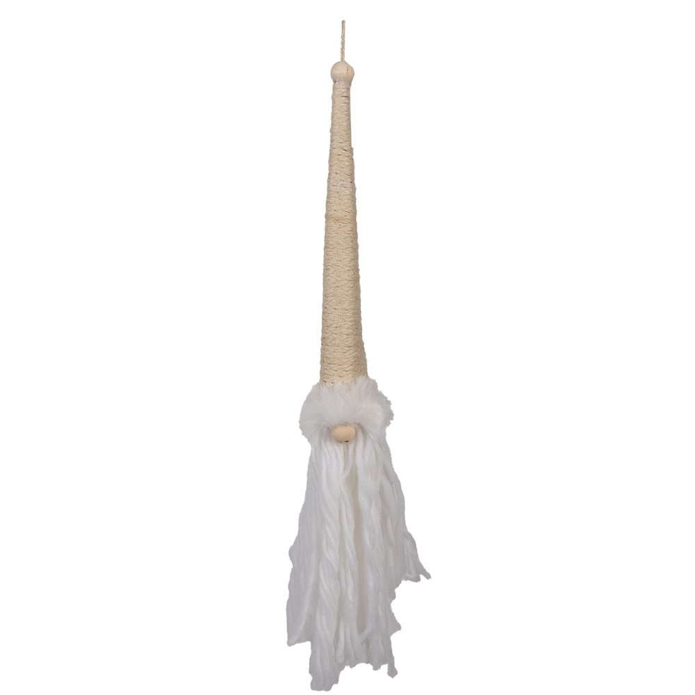Decoratie Hanger Kabouter 48 cm Beige Synthetisch