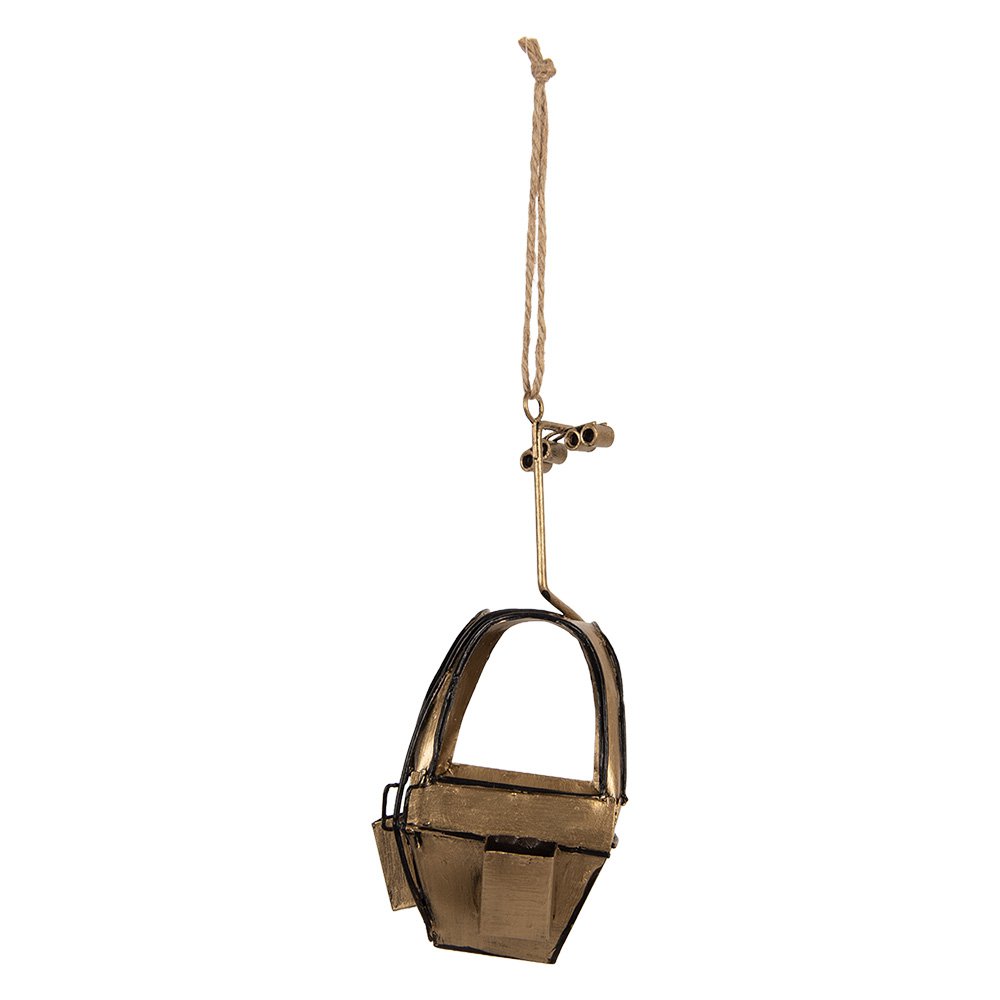 Kersthanger 7x7x17 cm Grijs Metaal