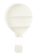 J-Line wandrek Luchtballon - kunststof - wit