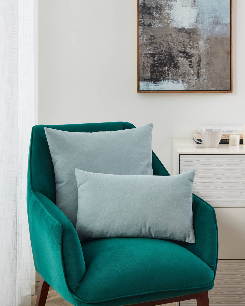 Kussen Iles Groen 50x30 cm