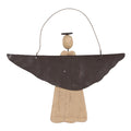 Decoratie Hanger Engel 14 cm Bruin Hout Kersthanger