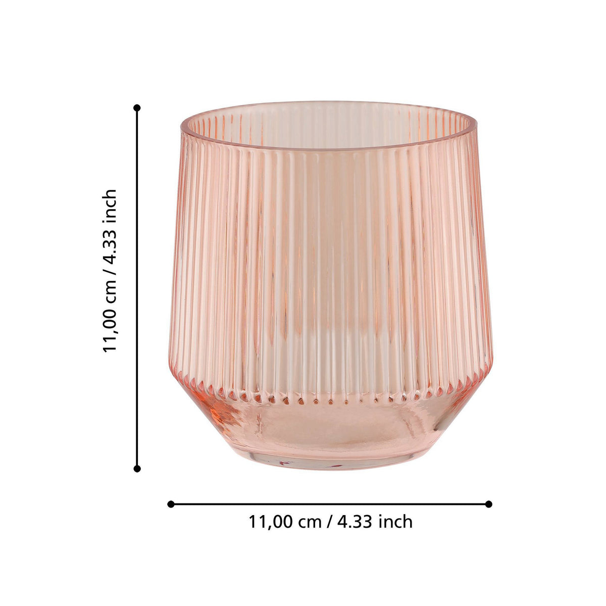 Windless Bondby Roze 14x14cm