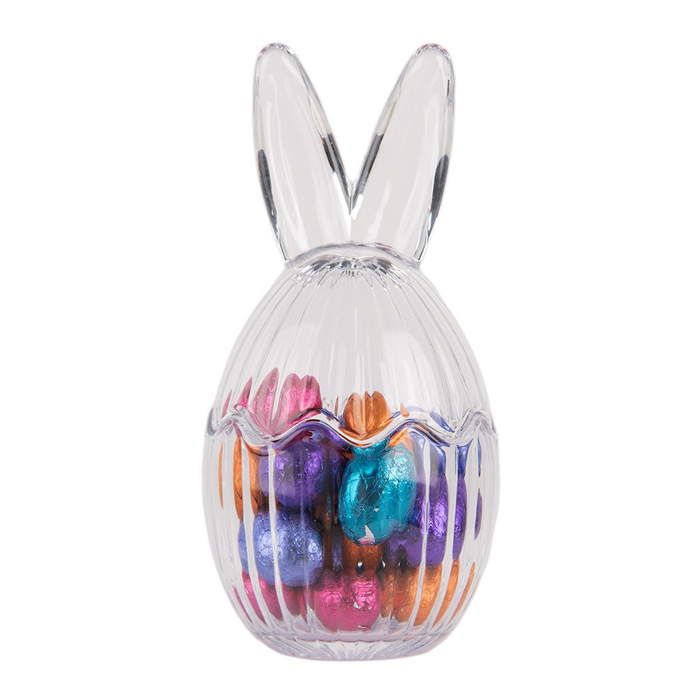 Glazen potje Ei Ø 8x17 cm Transparant Glas