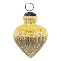 Kerstbal Ø 8 cm Goudkleeurig Glas Kerstdecoratie