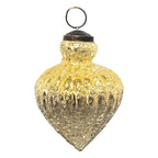 Kerstbal Ø 8 cm Goudkleeurig Glas Kerstdecoratie
