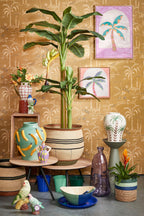 Moza vaas l.groen
