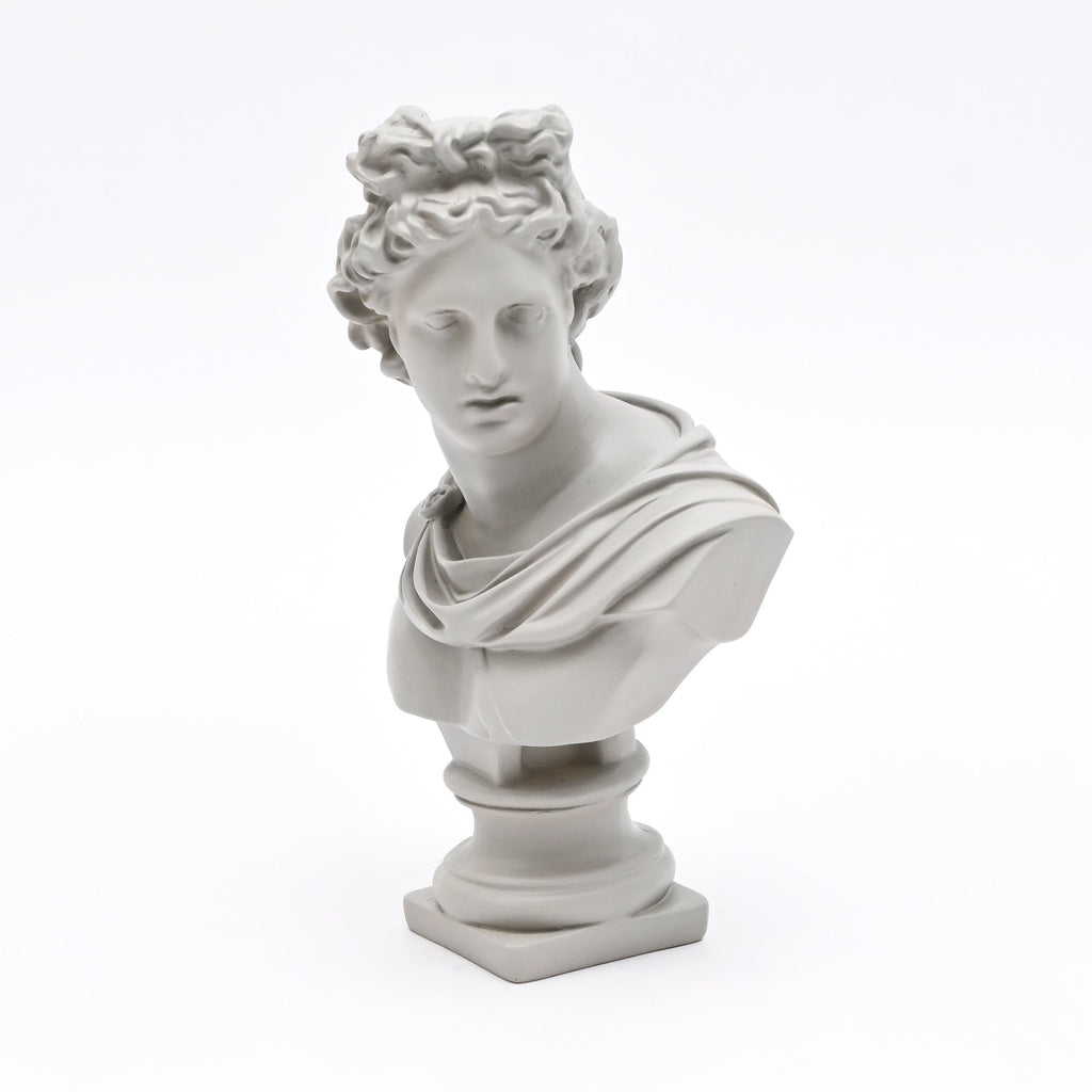 Apollo buste sculptuur – wit klassiek Grieks beeld voor elegant interieur