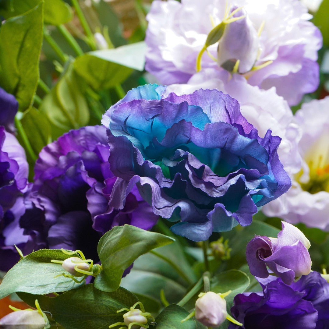 Lysianthus Kunsttak 60cm paars