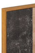 J-Line Kader Vlekken Canvas/Hout Mix