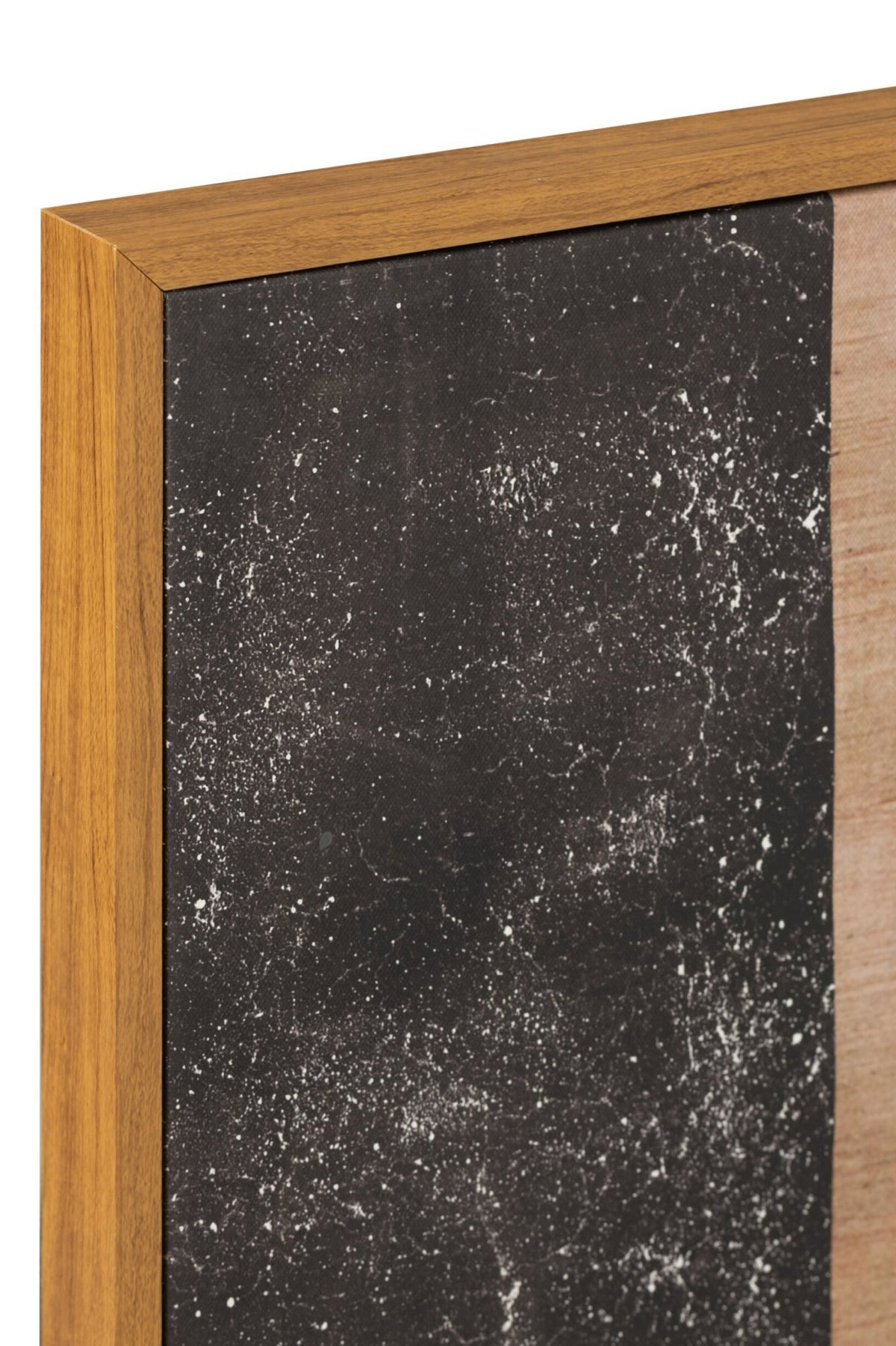 J-Line Kader Vlekken Canvas/Hout Mix