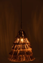 J-Line hangende Lamp 5 Lagen - zeegras - naturel
