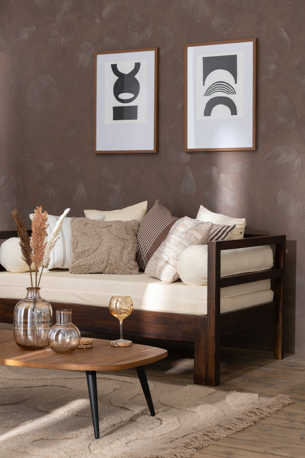 J-Line Salontafel Rechthoekig Gerecycleerd Teak Naturel