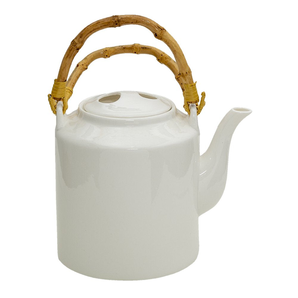 Theepot 1500 ml Wit Porselein Theekan