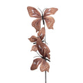Decoratie Tak Vlinder 10x10x65 cm Bruin Textiel