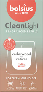 Clean Light navulling 2 pack Cedarwood / Vertiver