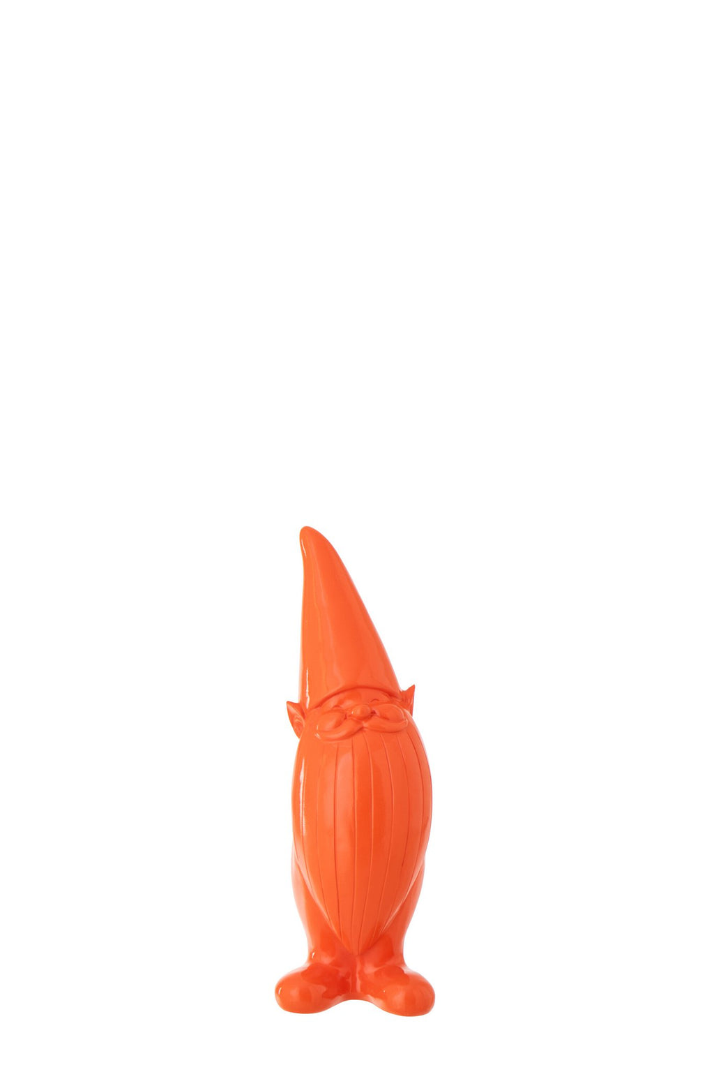 J-Line decoratie Kabouter - polyresin - oranje - S